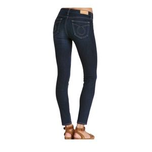 BIG STAR ALEX Jeans skinny midrise dark wash size 28 and also stretch